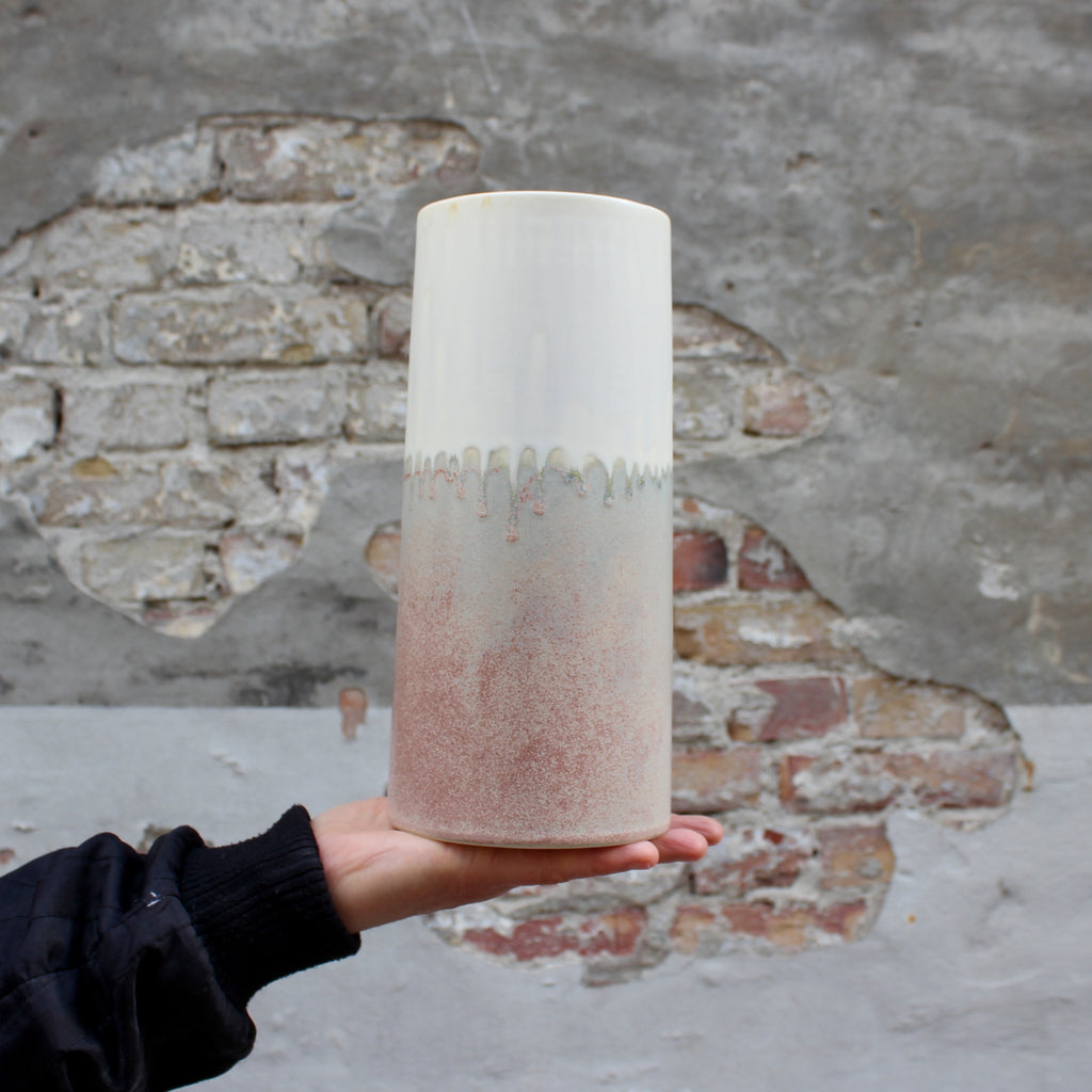 Sustainable Vase - Dusty Rose Freckles