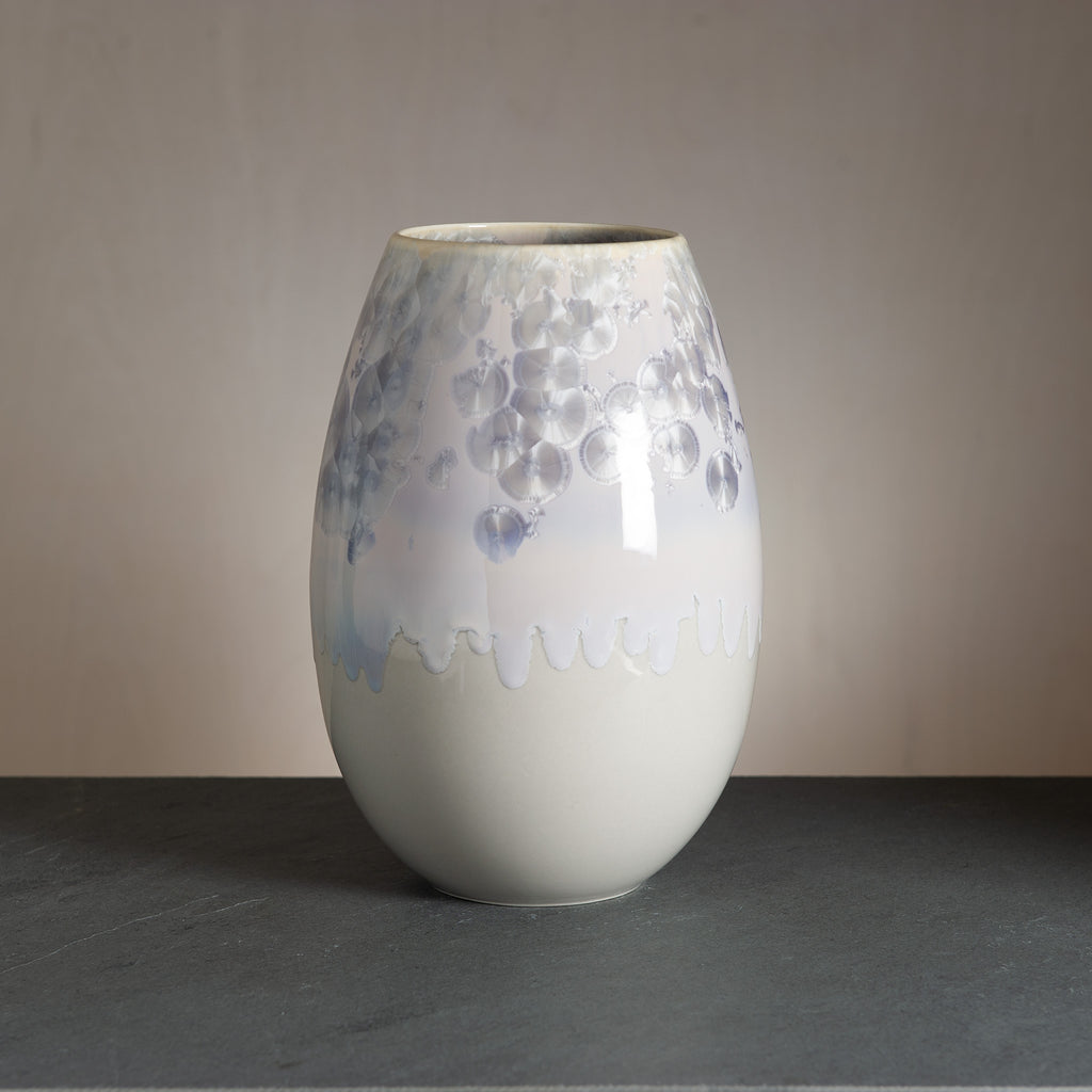 Crystal vase - Grey/Silver