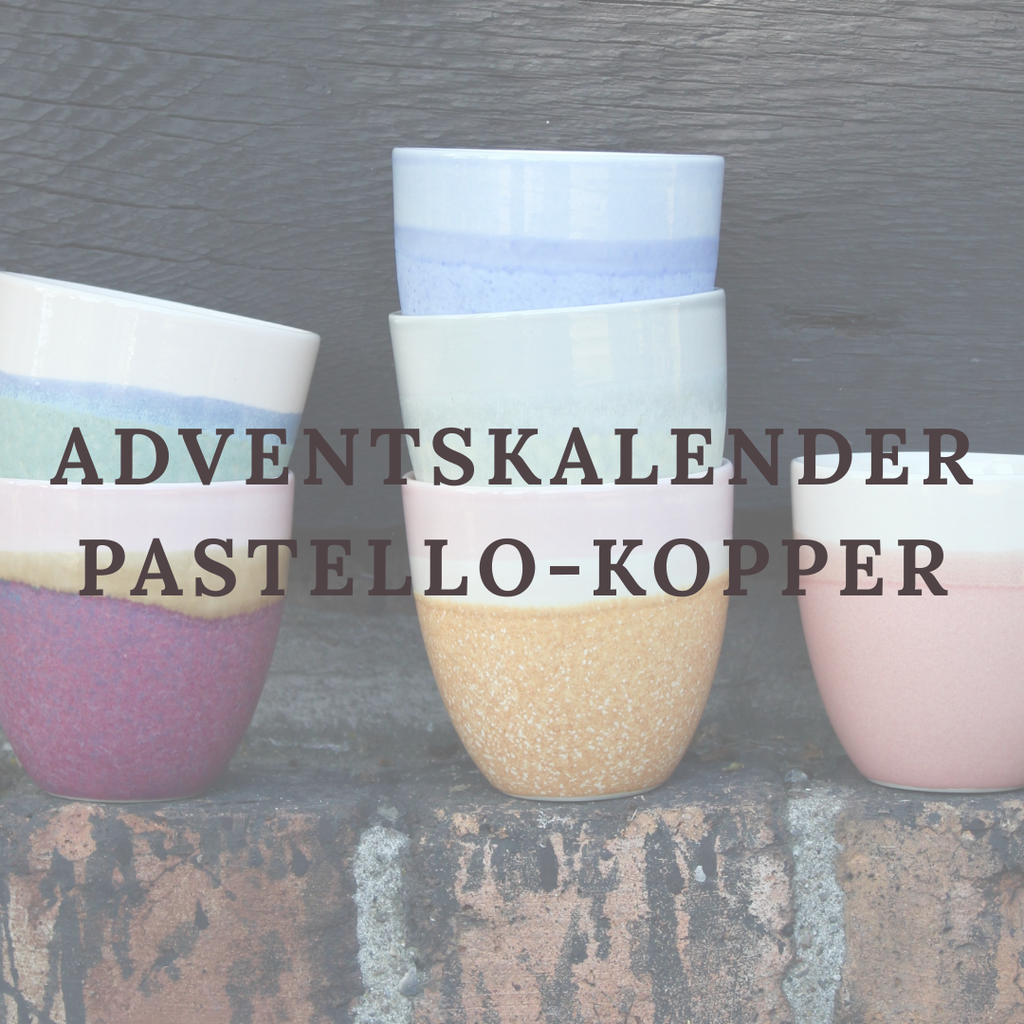 Adventskalender - Pastello-kopper (flere varianter)