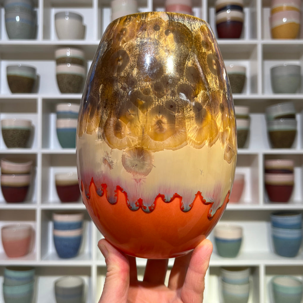 Crystal vase - Orange / Warm Brown (test)