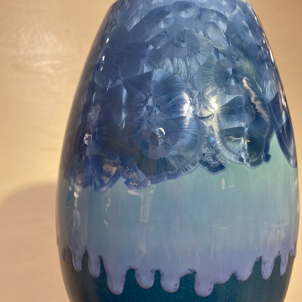 Crystal vase - Dark Blue (2. sortering)