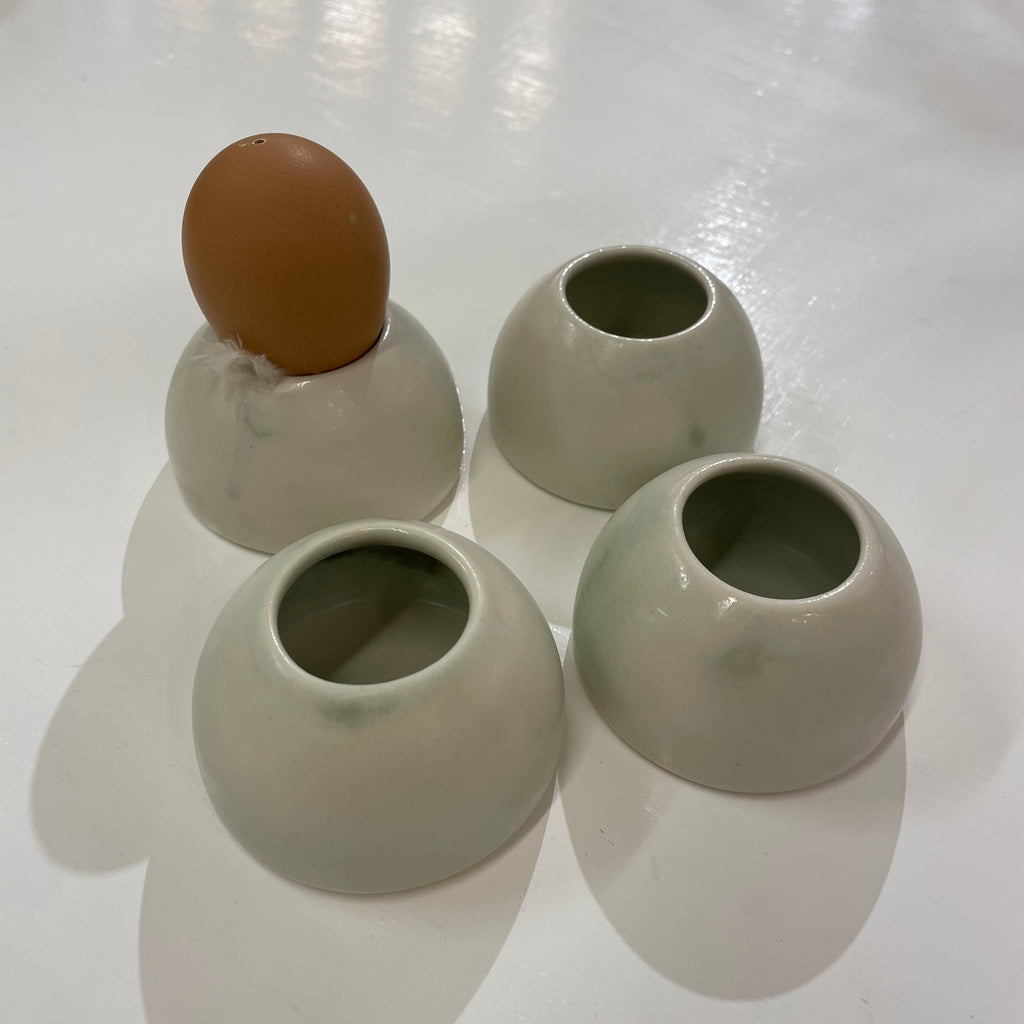Tone æggebægere - Olive Green - sæt m. 4 stk. (2. sortering)