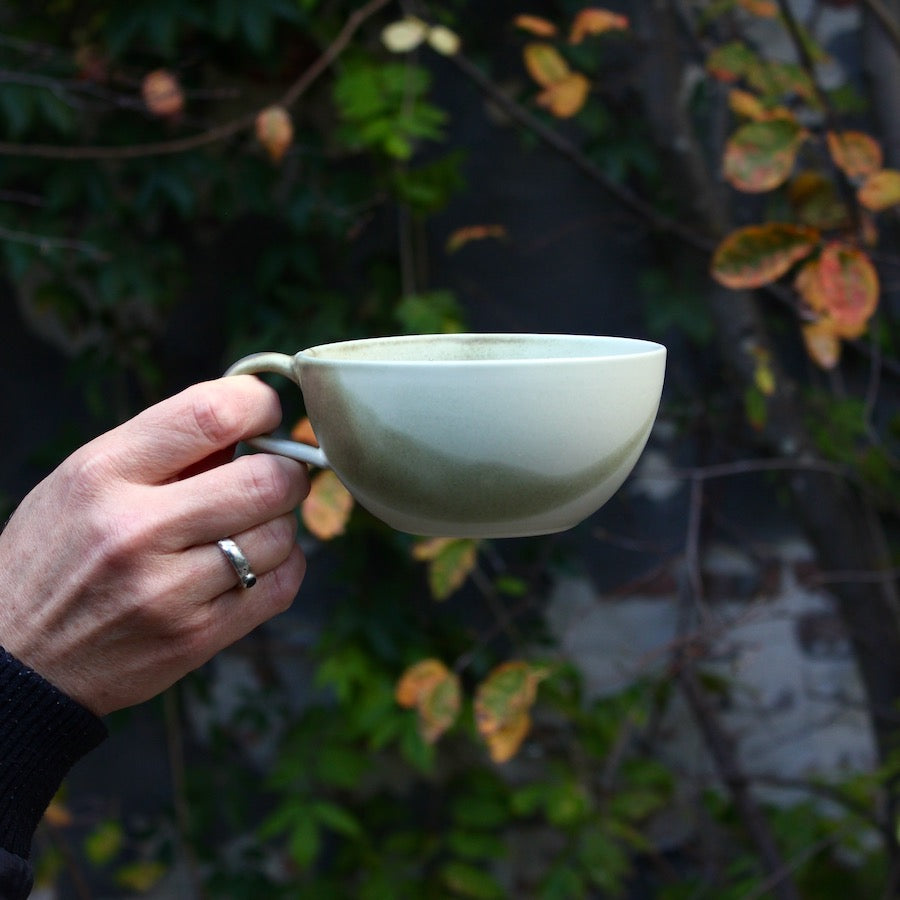 Tone Tea Cup - Olive Green