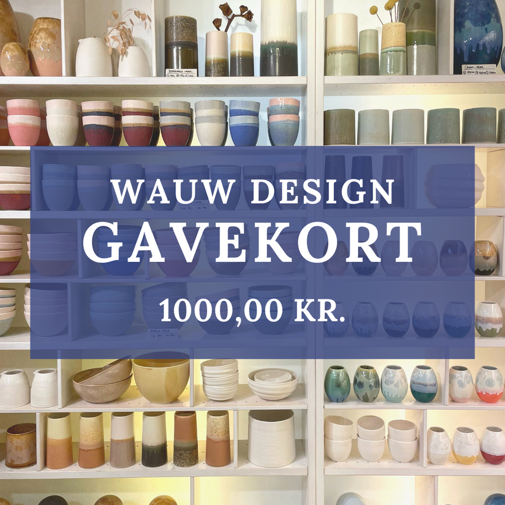 WAUW design gavekort - 1000 kr.