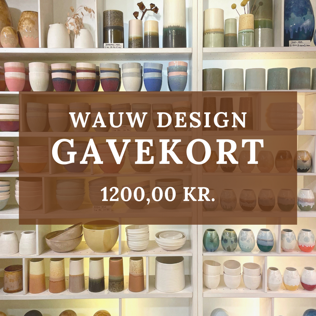 WAUW design gavekort - 1200 kr.