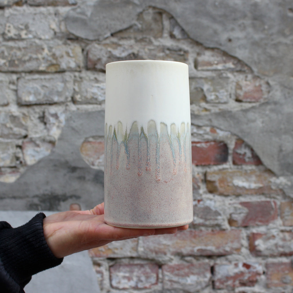 Sustainable Vase - Dusty Rose Freckles