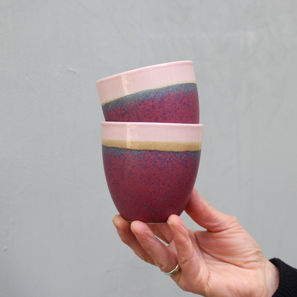Pastello kop - Pinkblue/Pink
