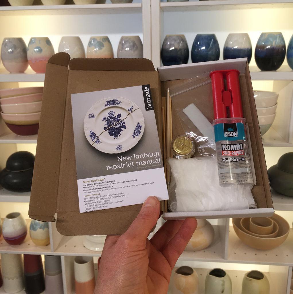 New kintsugi reparationssæt til ødelagt keramik