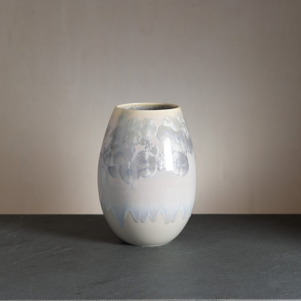 Crystal vase - Grey/Silver