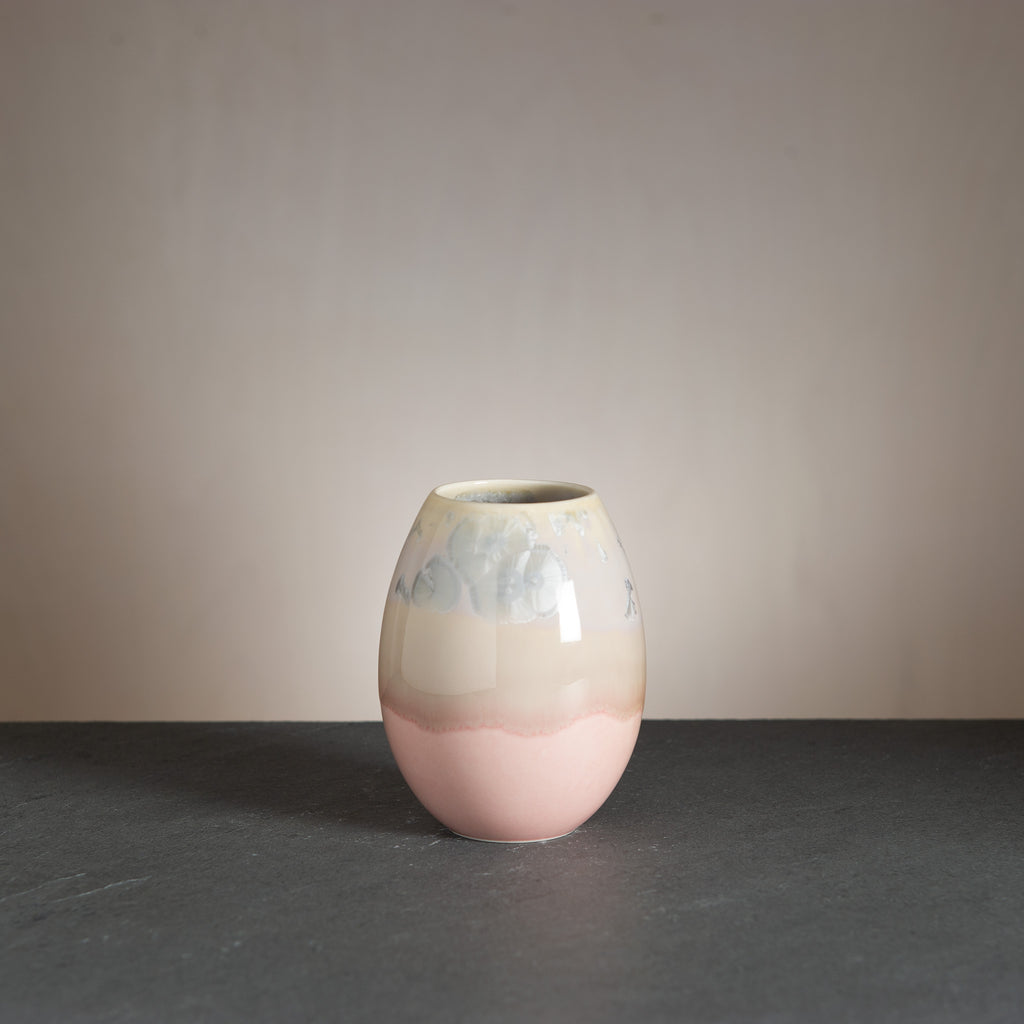 Crystal vase - Pink/Pale